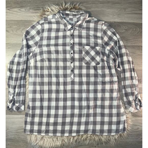 Croft & Barrow women’s grey flannel - Picture 1 of 8